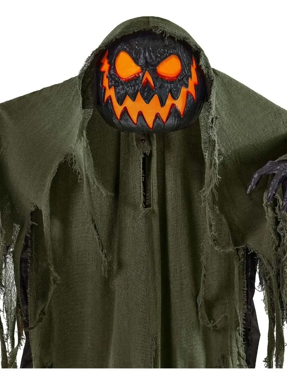 6 Ft Scary Animatronic Night Terror Decor with LED Eyes & Head Movements